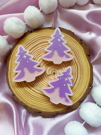 'Frosted Wonder Rose' Wax Melt Trees