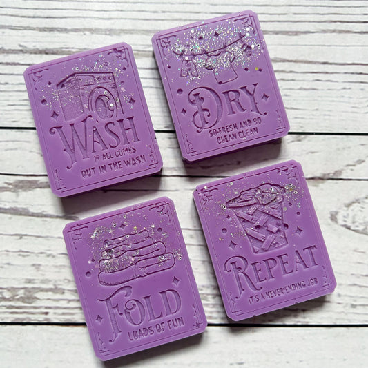 "Wash, Dry, Fold Repeat" Laundry Wax Melts