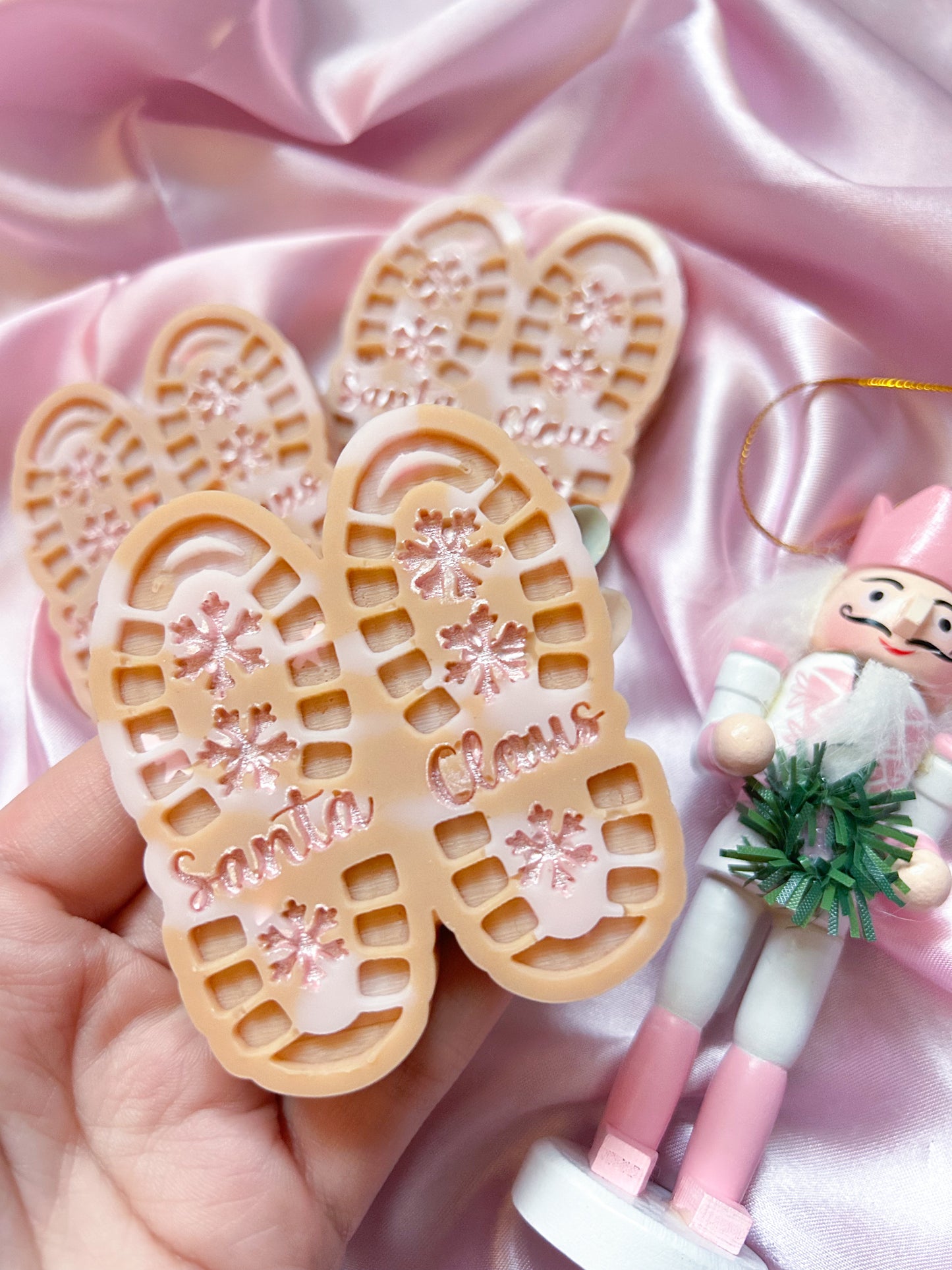 'Marshmallow & Gingerbread' Wax Melt Santa’s Boots