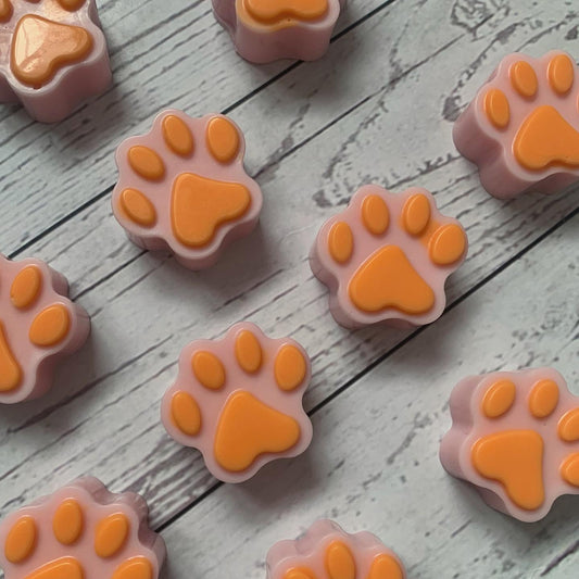 'Marshmallow & White Peach' Wax Melt Paws