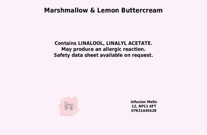 'Marshmallow & Lemon Buttercream' Wax Melt Baby Bear